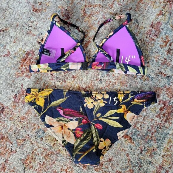 Triangl Tropical Bikini Set S - Picture 2 of 7